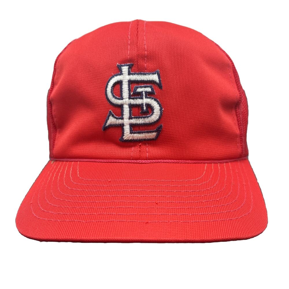 Vintage St. Louis Cardinals Sports Specialties SnapBack Hat Polyester Mesh RARE